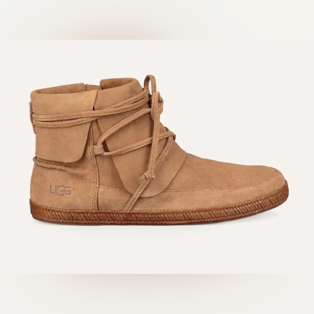 UGG Women's Tan Suede Ankle Boots